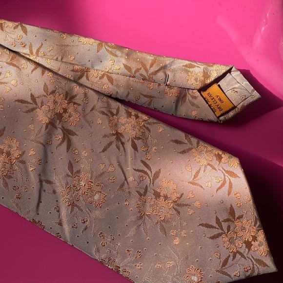 Satya Paul Jacquard Printed Silk Tie - Picture 5 of 5